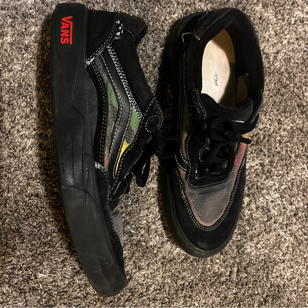Vans Wayvee Tyson Black Asphalt Skate Shoes Sz 8 (26cm)